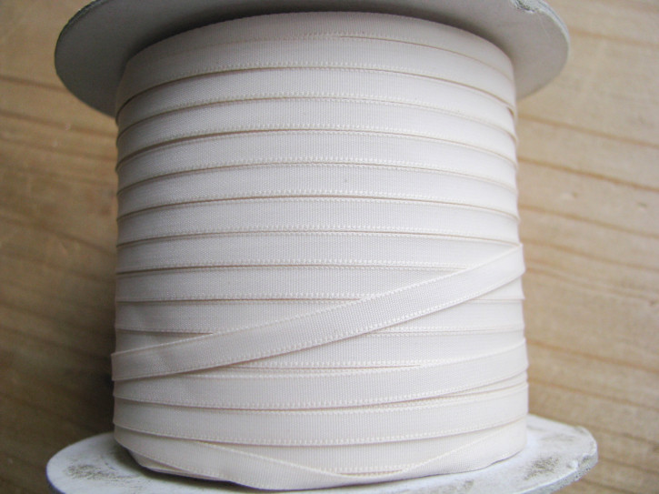 1 Rolle/200m Satin-Schleifchenband in ecru Fb1451 - 4mm