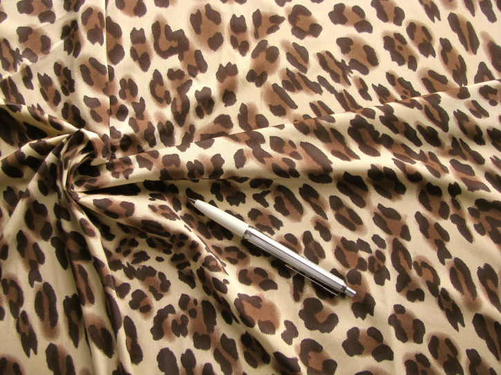 1m bi-elastische Sensitiv-Microfaser "Animal Print" - 1,40m