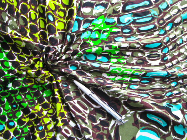 1m bi-elastische Microfaser/Lycra "Crocodile-Look" - 1,40m