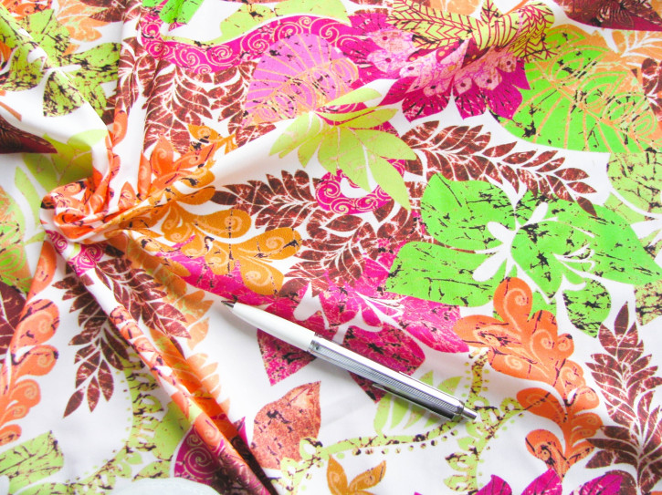 1m bi-elastische Microfaser/Lycra "Colorful run" - 1,40m