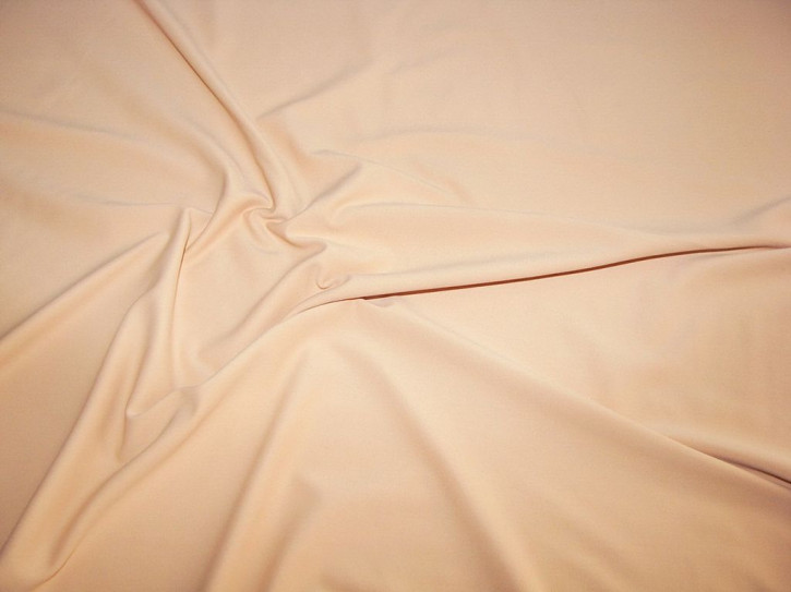 1m bi-elastische Microfaser in nude/hell-beige Fb0097 - 1,40m