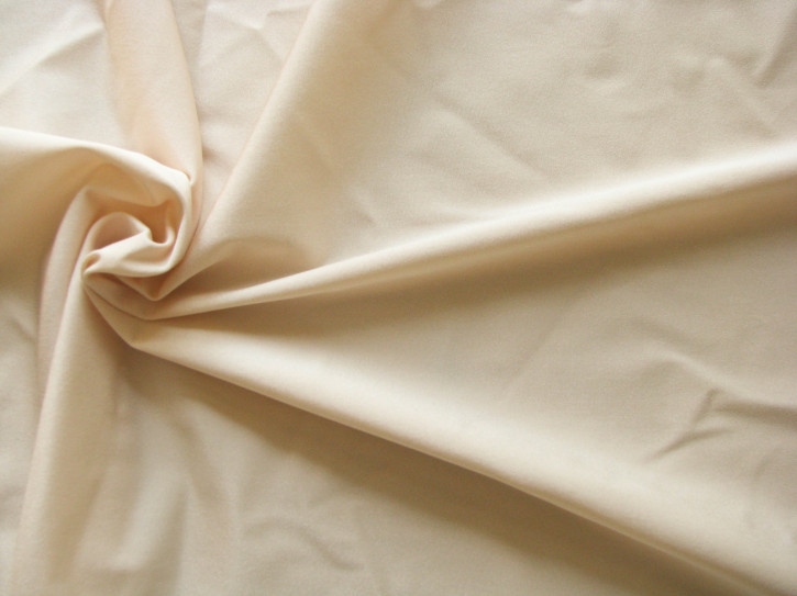 1m bi-elastischer Microfaser "Eurojersey" aus Italien in hell-beige Fb0097 - 50cm