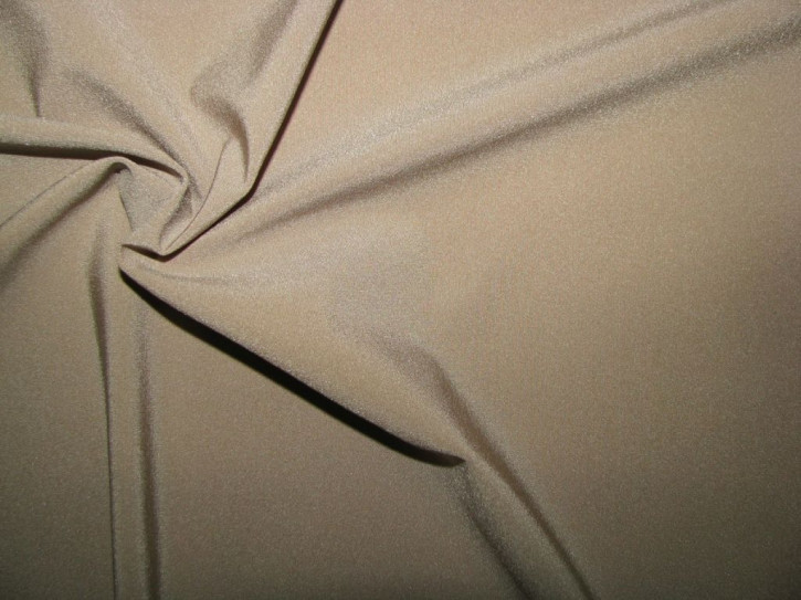 1m bi-elastische Microfaser "Eurojersey" aus Italien in hellem safari Fb0530 - 1,50m