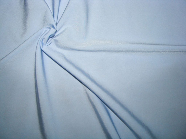 1m bi-elastische Sensitiv-Microfaser in glänzendem himmel-blau Fb0814 - 1,50m