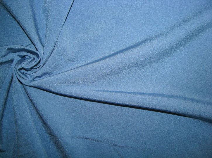 1m bi-elastische Microfaser "Eurojersey" aus Italien in glänzend, gobelin-blau Fb1315 - 1,45m