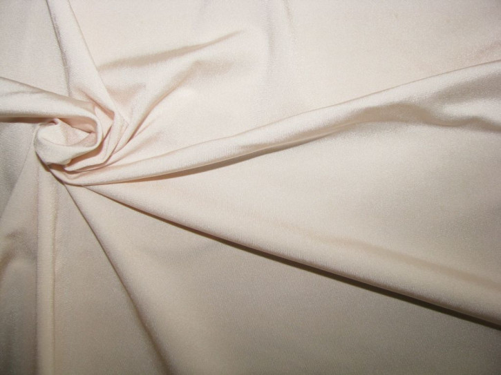 1m  bi-elastische  Microfaser "Eurojersey" aus Italien in glänzend, naturell/skin Fb0600 - 1,45m