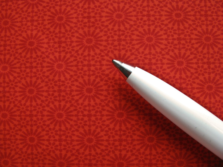 1m bi-elastische Microfaser "Flowers of Fire" - 1,40m