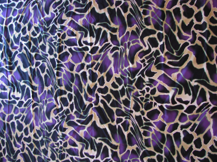 1m bi-elastische Microfaser "Crazy Violett" - 1,50m