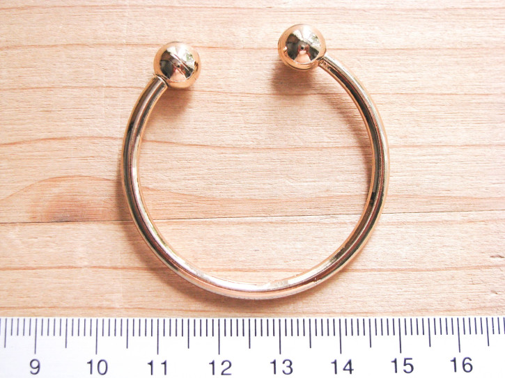 1 Stk. Metallverziehrung in rose-gold für Badremode uvm./Metall