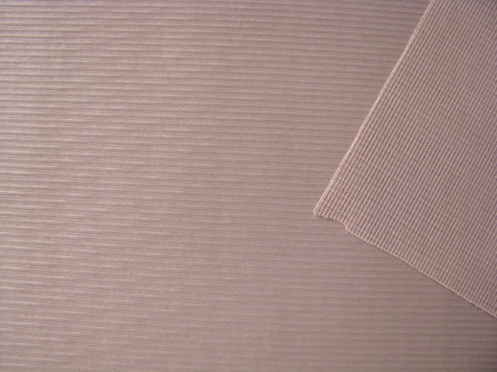 1m Miederstoff mit zarter Streifenstruktur in rauchigem rosenholz Fb0282 - 1,35m