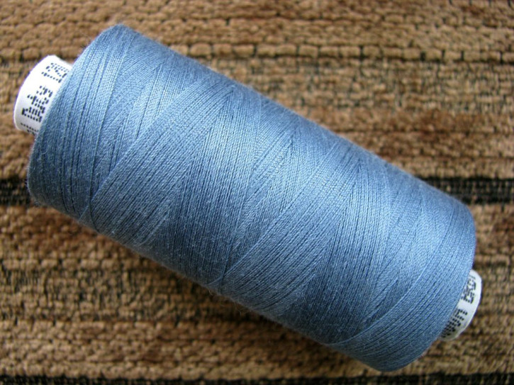 1 Spule Nähgarn in helio-blau Fb0350
