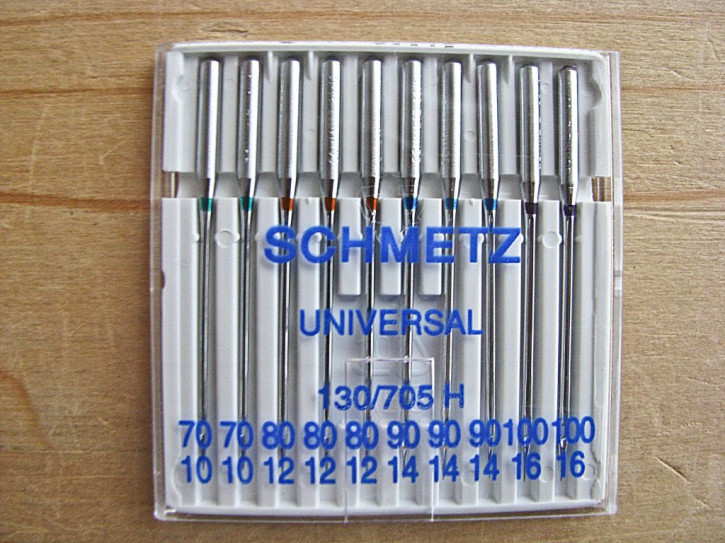 1 Pkt./10 Stk. Maschinennadeln Universal 70, 80, 90, 100