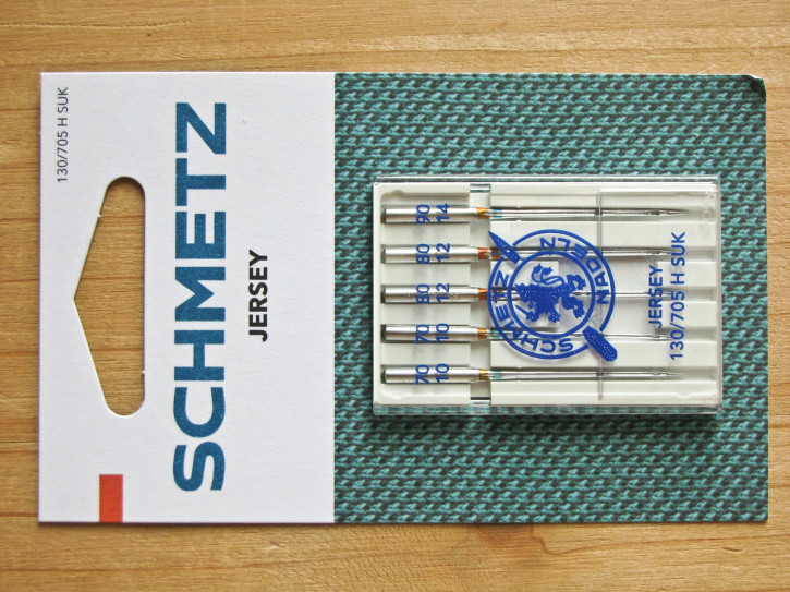 1 Pkt./5 Stk. Maschinennadeln Standard mit Öhrschlitz - bei Sehschwäche