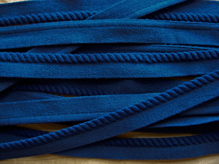 6m "Schmuck"-Paspelgummi in marine-blau Fb1305 - 10mm ​​​​​​​