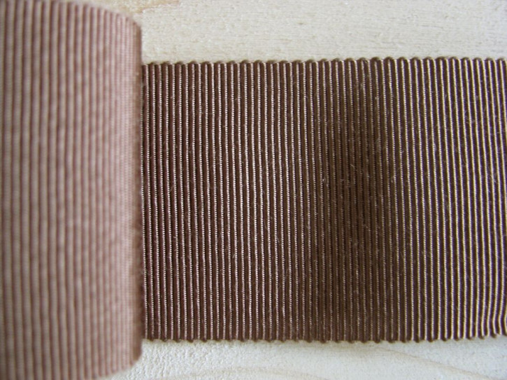 5m Ripsband/Gurtband in erdbraun Fb1182 - 37mm