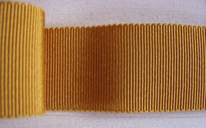 5m Ripsband/Gurtband in ockergold Fb1130