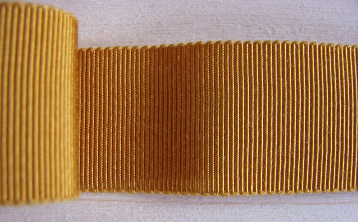 5m Ripsband/Gurtband in ockergold Fb1130 - 37mm