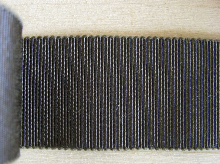 5m Ripsband/Gurtband in marengo-grau Fb0416 -  25mm