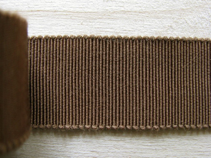 5m Ripsband/Gurtband in d.erdbraun Fb1182