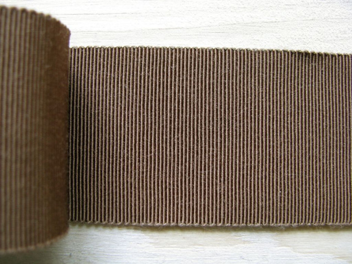 5m Ripsband/Gurtband in d.erdbraun Fb1182