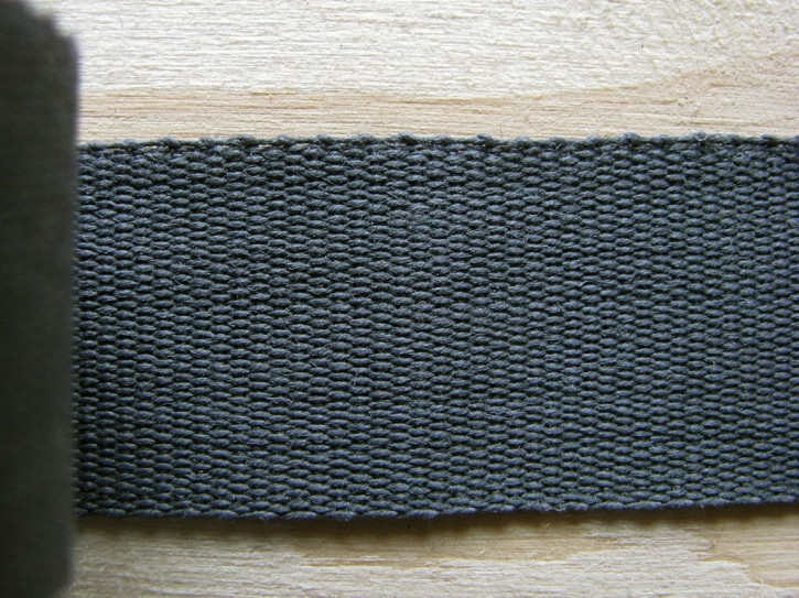 5m Ripsband/Gurtband in schiefergrau Fb1452
