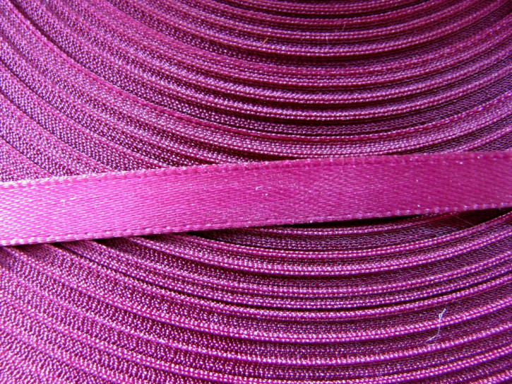 91m/1 Rolle Satinband in rot-violett Fb0056