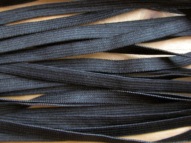 10m Dekolleté-Gummi in schwarz Fb4000 - 5mm