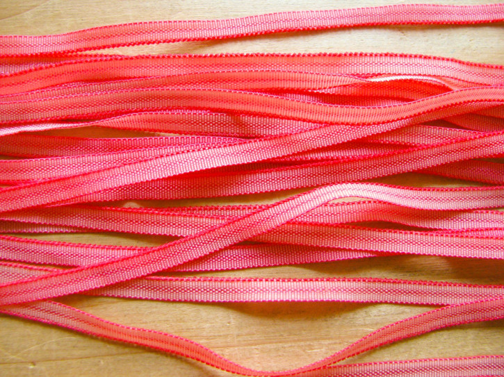 10m zartes Gummibändchen in melone Fb1402 - 4mm