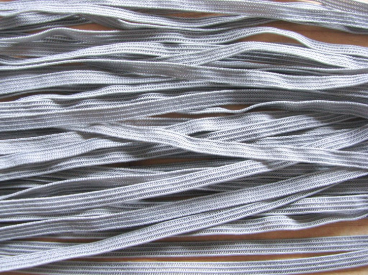 10m zarter Dekollete-Gummi in platino-grau Fb3506 - 4mm