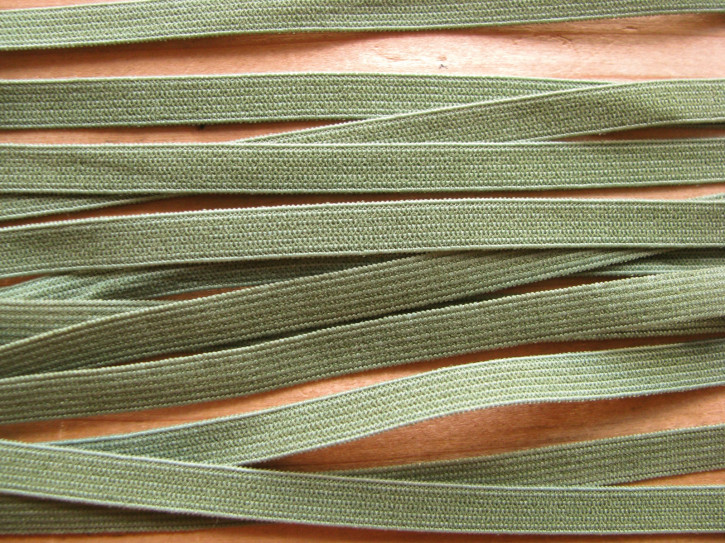 10m zarter Dekollete-Gummi in weiden-laub Fb0844 -  6mm
