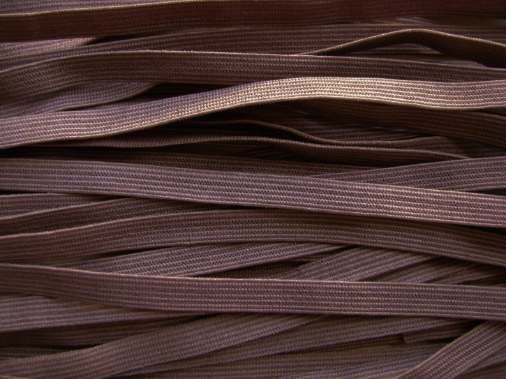 10m zarter Dekollete-Gummi in dunklem rosenholz Fb0296 - 5mm