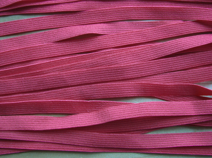 10m zarter Dekolletè-Gummi in flamingo-rot Fb1400