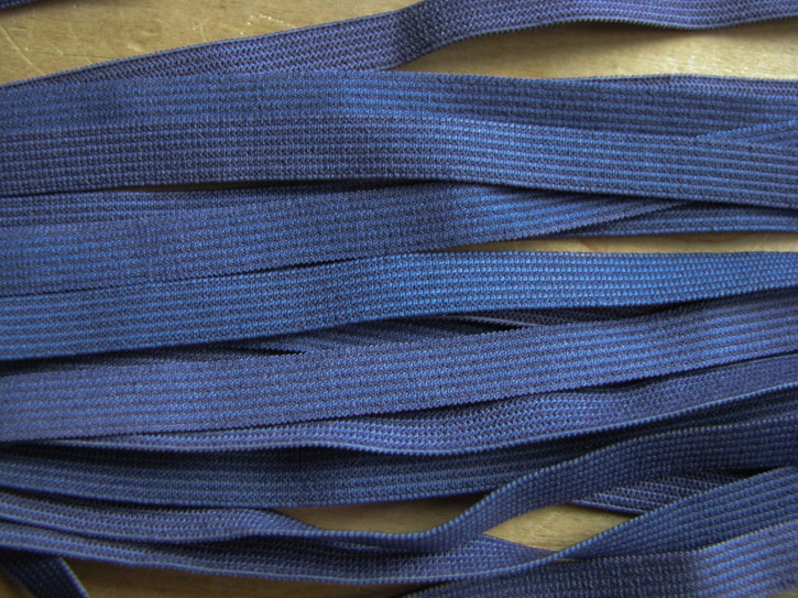 10m Dekolleté-Gummi in h. jeans-blau Fb1467 - 5mm
