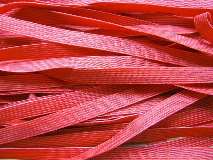 10m zarter Dekollete-Gummi in hummer-rot Fb0104 - 7mm