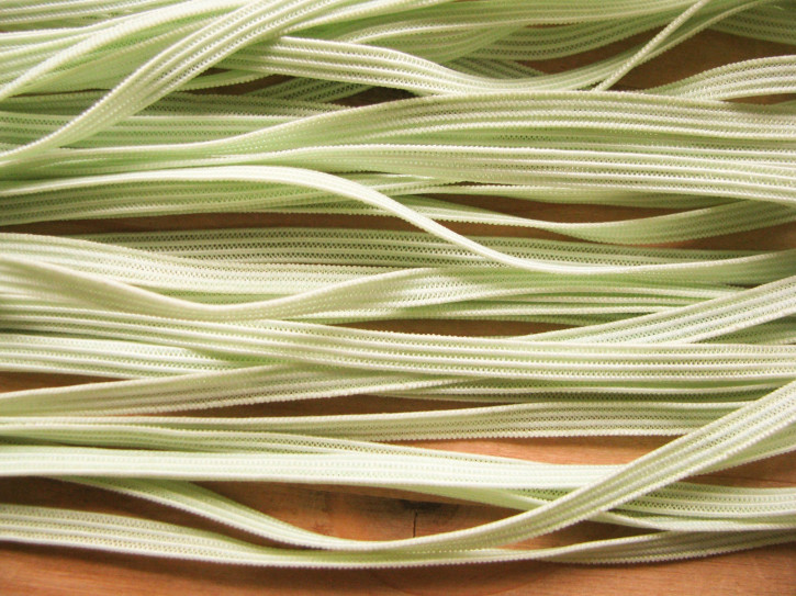 10m zarter Dekollete-Gummi in zartem Grün Fb0091 -  4mm