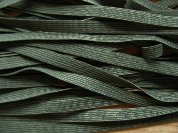 10m zarter Dekollete-Gummi in d. schlamm-grün Fb0943-  5mm