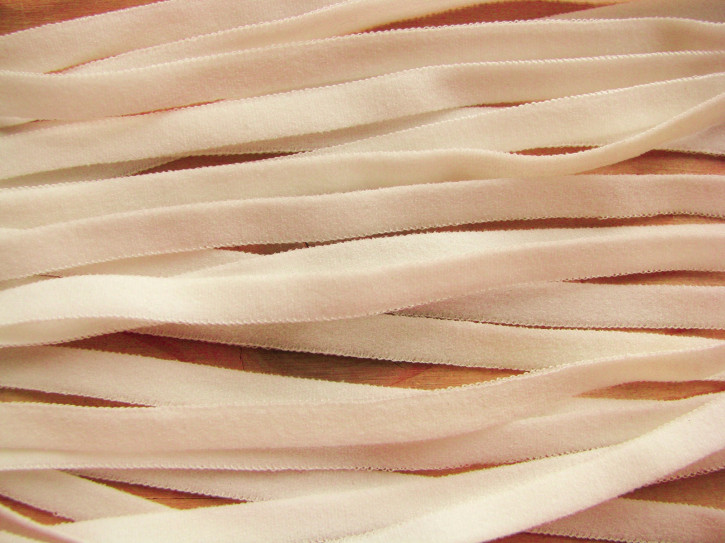 10m zarter Wäsche-Gummi in einem Hauch von mandarin Fb0134 - 6mm