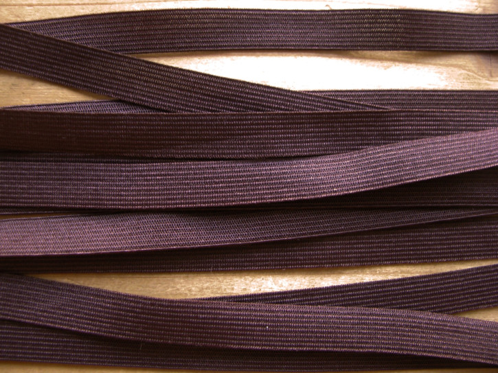 6m zarter Dekollete-Gummi in aubergine Fb0160 - 9mm