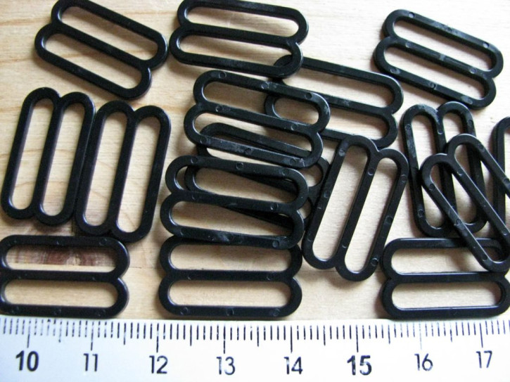 8 Stk Schieber in schwarz Fb4000 - 18mm