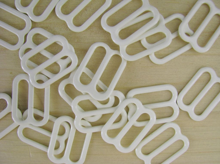 8 Schieber Metall in creme Fb1455- 12mm