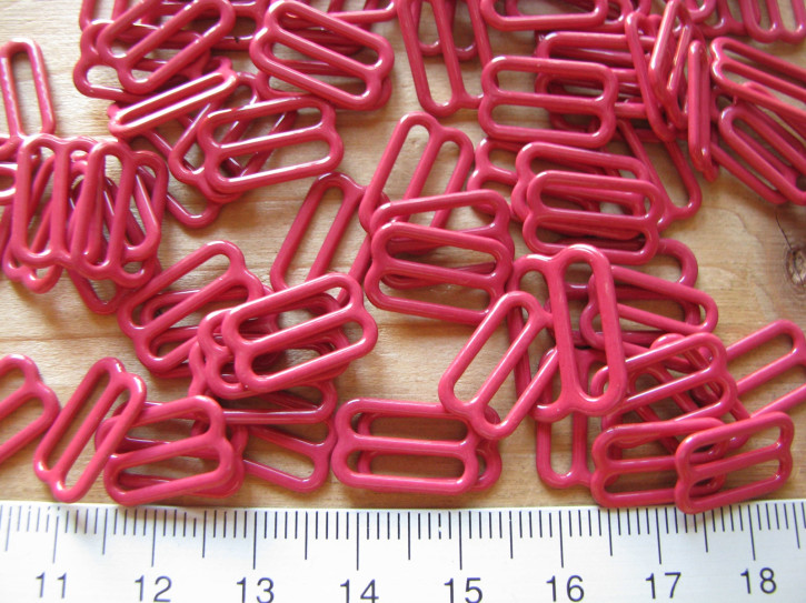 8 Stk. Schieber Metall in berry Fb0869 - 10mm