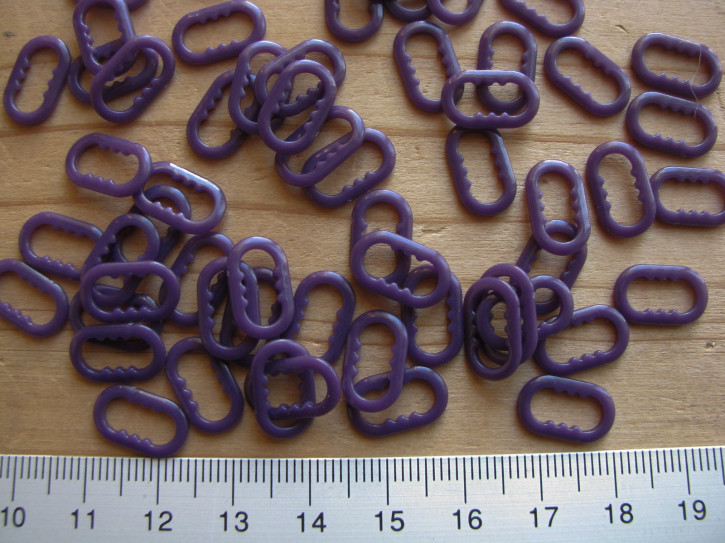 8 Stk Versteller/statt Ringe in dunkles violett Fb0046 - 10mm