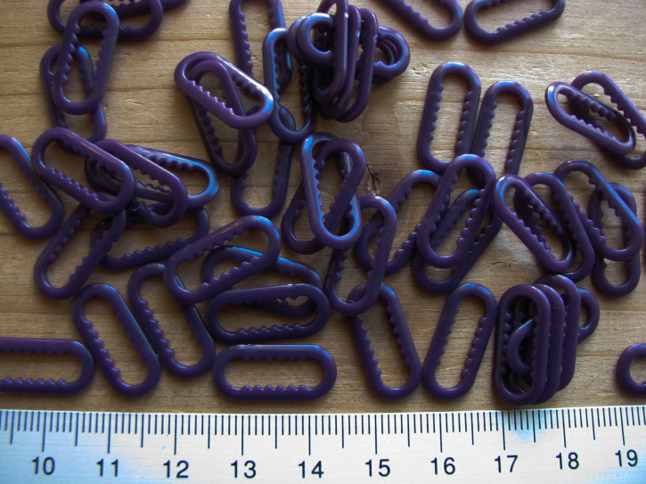 8 Stk Versteller/statt Ringe in dunkles violett Fb0046 - 15mm
