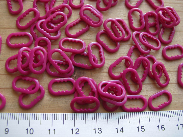8 Stk Versteller/statt Ringe in brombeer Fb0157 - 10mm