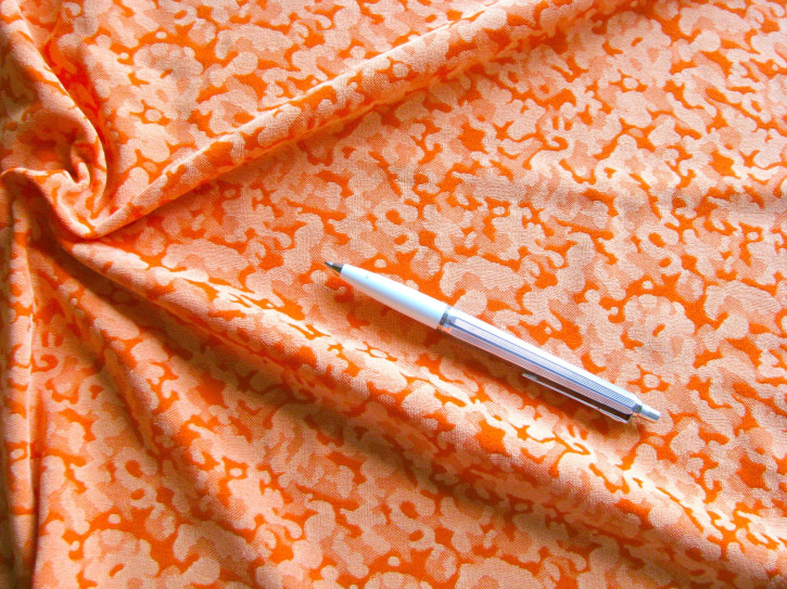 1m bi-elastisches Mischgewebe in orange/jaffa Fb0450 - 1,40m