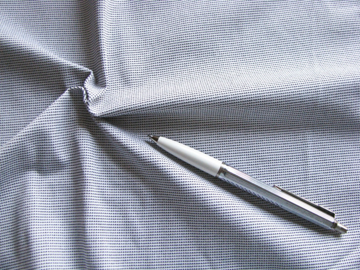 1m bi-elastisches Mischgewebe in schwarz/weiß Fb4000... - 1,50m