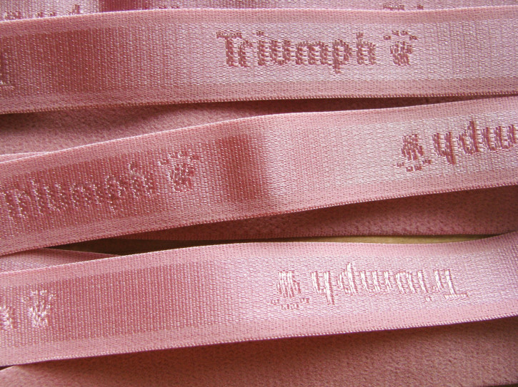 5m Satin-Träger-Gumm "Triumph" in h.rosè Fb0156 - 18mm