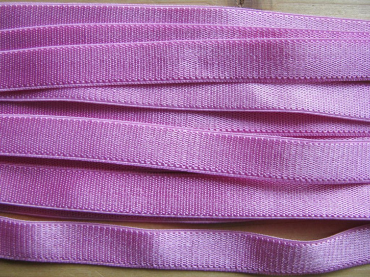 5m Satin-Träger-Gummi in pinkigem zyklame Fb0575 - 10mm