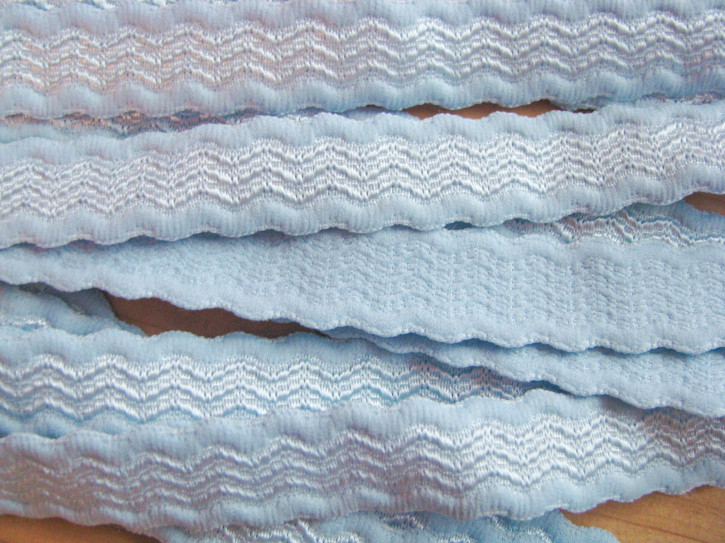 5m Schmuck-Träger-Gummi in baby-blau Fb0818 - 20mm 