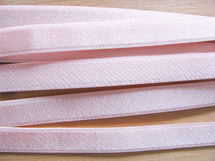 5m Satin-Träger-Gummi in baby-rosa Fb1056 - 10mm